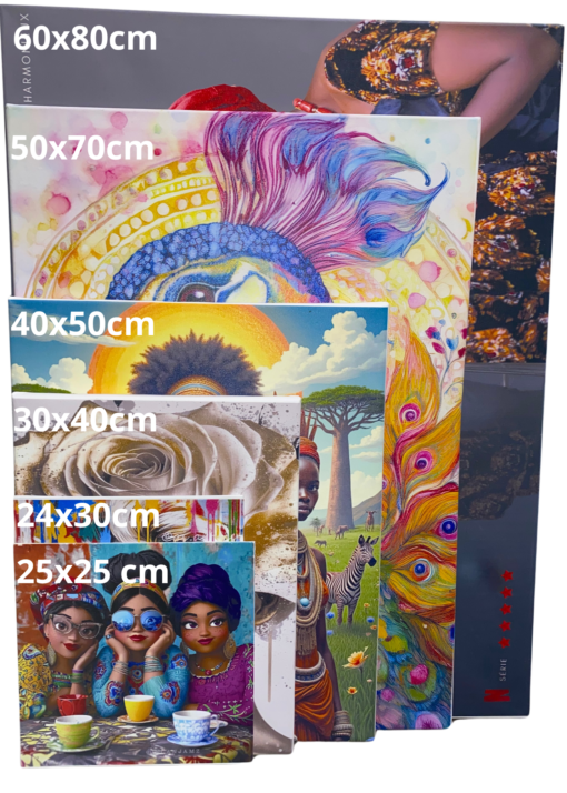 Toiles, canva toutes tailles, impression sur toile