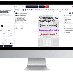 Planche UV-DTF spéciale écriture ( Effet Or / Argent )