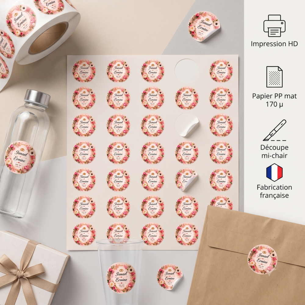 Etiquettes decoupees shop