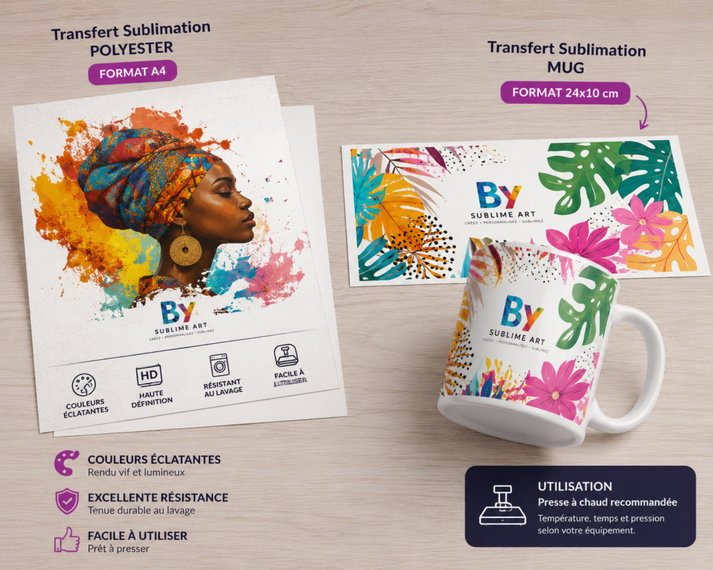 transfert sublimation Mug